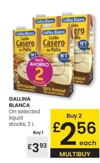 Oferta de Gallina Blanca - On Selected Liquid Stocks por 3,93€ en Eroski