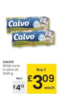 Oferta de Calvo - White Tuna In Olive Oil por 4,13€ en Eroski