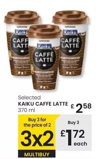 Oferta de Kaiku - Caffe Latte por 2,58€ en Eroski