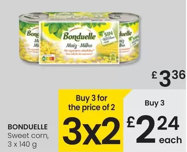 Oferta de Bonduelle - Sweet corn por 3,36€ en Eroski