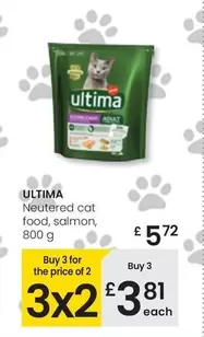 Oferta de Última - Neutered Cat Food, Salmon por 5,72€ en Eroski