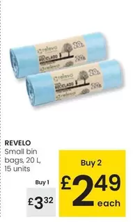 Oferta de Revelo - Small Bin Bags por 3,32€ en Eroski