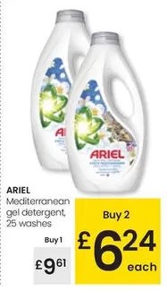 Oferta de Ariel - Mediterranean Gel Detergent por 9,61€ en Eroski