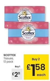 Oferta de Scottex - Tissues por 2,11€ en Eroski