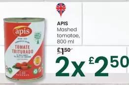 Oferta de Apis - Mashed Tomatoe por 1,5€ en Eroski