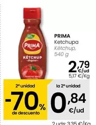 Oferta de Prima - Ketchup por 2,79€ en Eroski