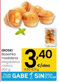 Oferta de Eroski - Magdalena Rústica por 3,4€ en Eroski