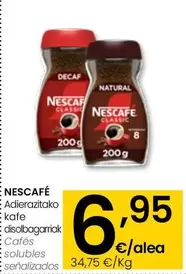 Oferta de Nescafé - Cafés Solubles por 6,95€ en Eroski