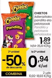 Oferta de Cheetos - Pandilla Y Pelotazos  por 1,89€ en Eroski