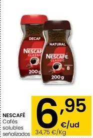 Oferta de Nescafé - Cafés Solubles por 6,95€ en Eroski