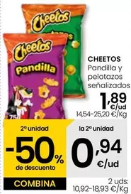 Oferta de Cheetos - Pandilla Y Pelotazos  por 1,89€ en Eroski