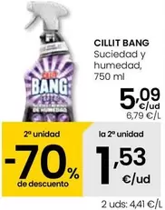 Oferta de Cillit Bang - Suciedad Y Humedad por 5,09€ en Eroski