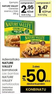Oferta de Nature Valley - Cereales Avena Y Miel por 2,95€ en Eroski