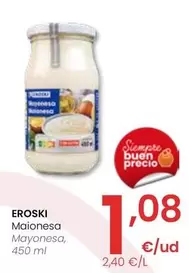 Oferta de Eroski - Mayonesa por 1,08€ en Eroski