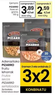 Oferta de Pizarro - Nuez En Grano por 3,89€ en Eroski