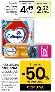 Oferta de Colhogar - Papel Cocina Para Todo por 4,45€ en Eroski