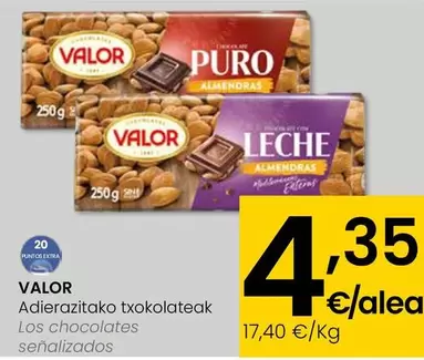 Oferta de Valor - Los Chocolates Senalizados por 4,35€ en Eroski