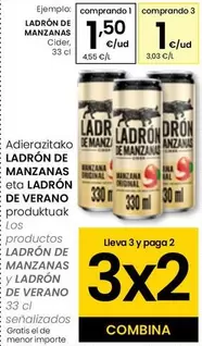 Oferta de Ladrón De Manzanas - Cider por 1,5€ en Eroski