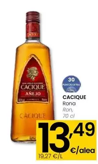 Oferta de Cacique - Ron por 13,49€ en Eroski