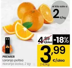 Oferta de Premier - Naranja  por 3,99€ en Eroski