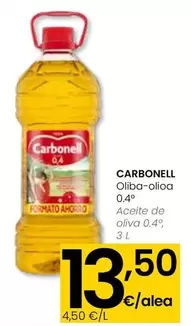 Oferta de Carbonell - Aceite De Oliva por 13,5€ en Eroski