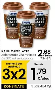 Oferta de Kaiku - Caffè Latte por 2,68€ en Eroski