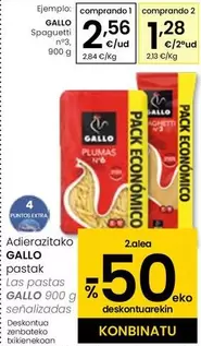 Oferta de Gallo - Spaguetti por 2,56€ en Eroski