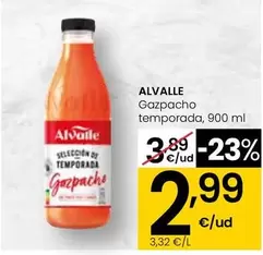 Oferta de Alvalle - Gazpacho Temporada por 2,99€ en Eroski
