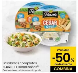 Oferta de Florette - Ensaladas Completas Señalizadas en Eroski