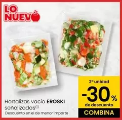 Oferta de Eroski - Hortalizas Vacío  en Eroski