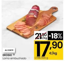 Oferta de Eroski - Lomo Embuchado por 17,9€ en Eroski