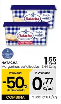 Oferta de Natacha - Margarinas  por 1,55€ en Eroski