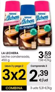 Oferta de La Lechera - Leche Condensada por 3,59€ en Eroski