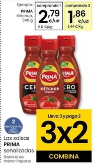 Oferta de Prima - Ketchup por 2,79€ en Eroski