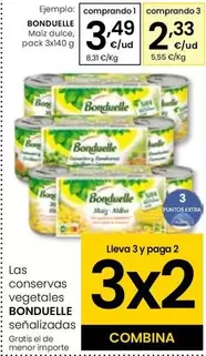 Oferta de Bonduelle - Maiz Dulce por 3,49€ en Eroski
