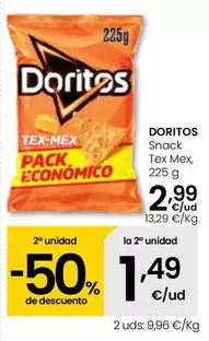 Oferta de Doritos - Snack Tex Mex por 2,99€ en Eroski