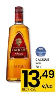 Oferta de Cacique - Ron por 13,49€ en Eroski