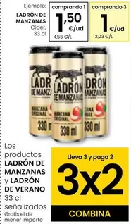 Oferta de Ladrón De Manzanas - Cider por 1,5€ en Eroski