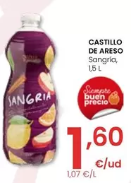Oferta de Castillo De Areso - Sangría por 1,6€ en Eroski