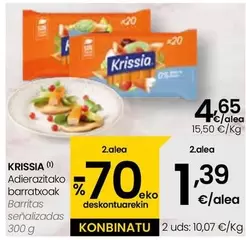 Oferta de Krissia - Barritas  por 4,65€ en Eroski