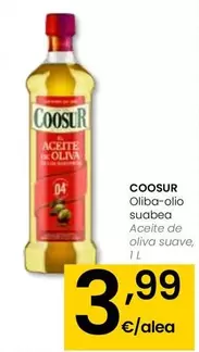 Oferta de Coosur - Aceite De Oliva Suave por 3,99€ en Eroski