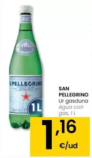 Oferta de San Pellegrino - Agua Con Gas por 1,16€ en Eroski