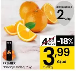 Oferta de Premier - Naranja  por 3,99€ en Eroski