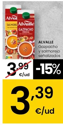 Oferta de Alvalle - Gazpacho Y Salmorejo por 3,39€ en Eroski
