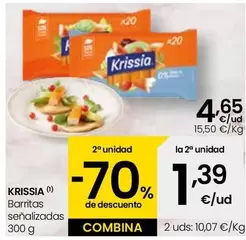 Oferta de Krissia - Barritas  por 4,65€ en Eroski
