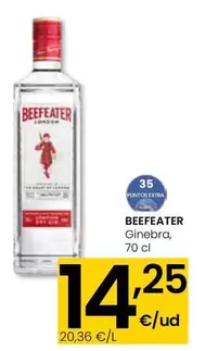 Oferta de Beefeater - Ginebra por 14,25€ en Eroski
