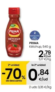 Oferta de Prima - Ketchup por 2,79€ en Eroski