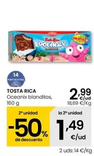 Oferta de Tosta Rica - Oceanix Blanditos por 2,99€ en Eroski