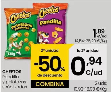 Oferta de Cheetos - Pandilla Y Pelotazos  por 1,89€ en Eroski