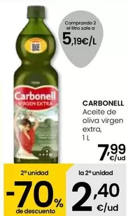Oferta de Carbonell - Aceite De Oliva Virgen Extra por 7,99€ en Eroski